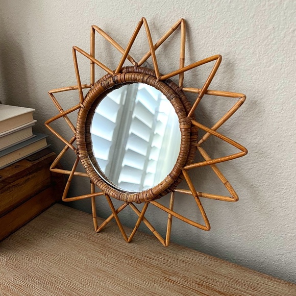 Urban Outfitters Wall Decor Nwt Urban Outfitters Ratan Sun Mirror